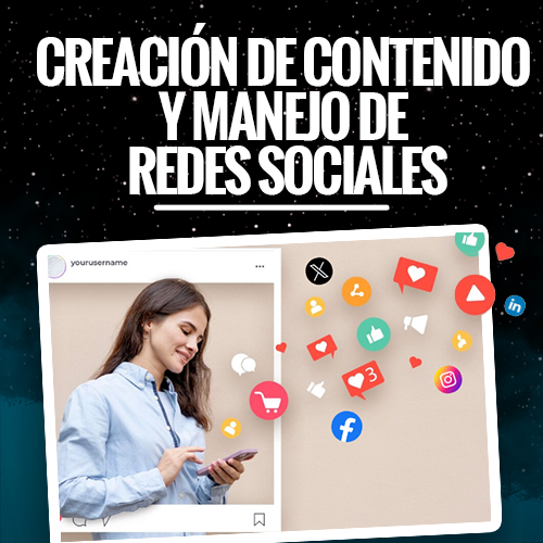 Creación de contenido y manejo de redes sociales