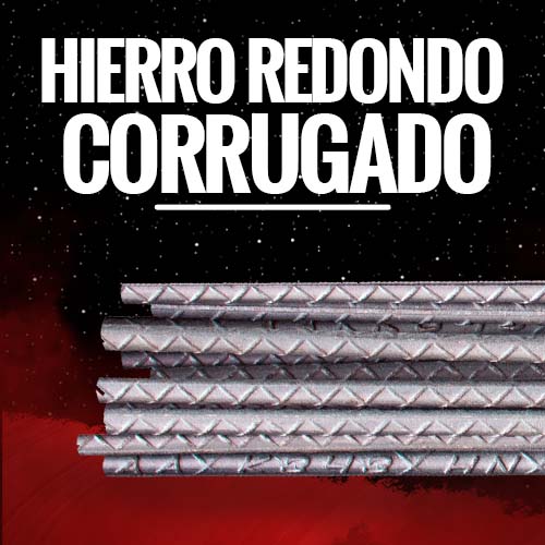 Hierro redondo corrugado